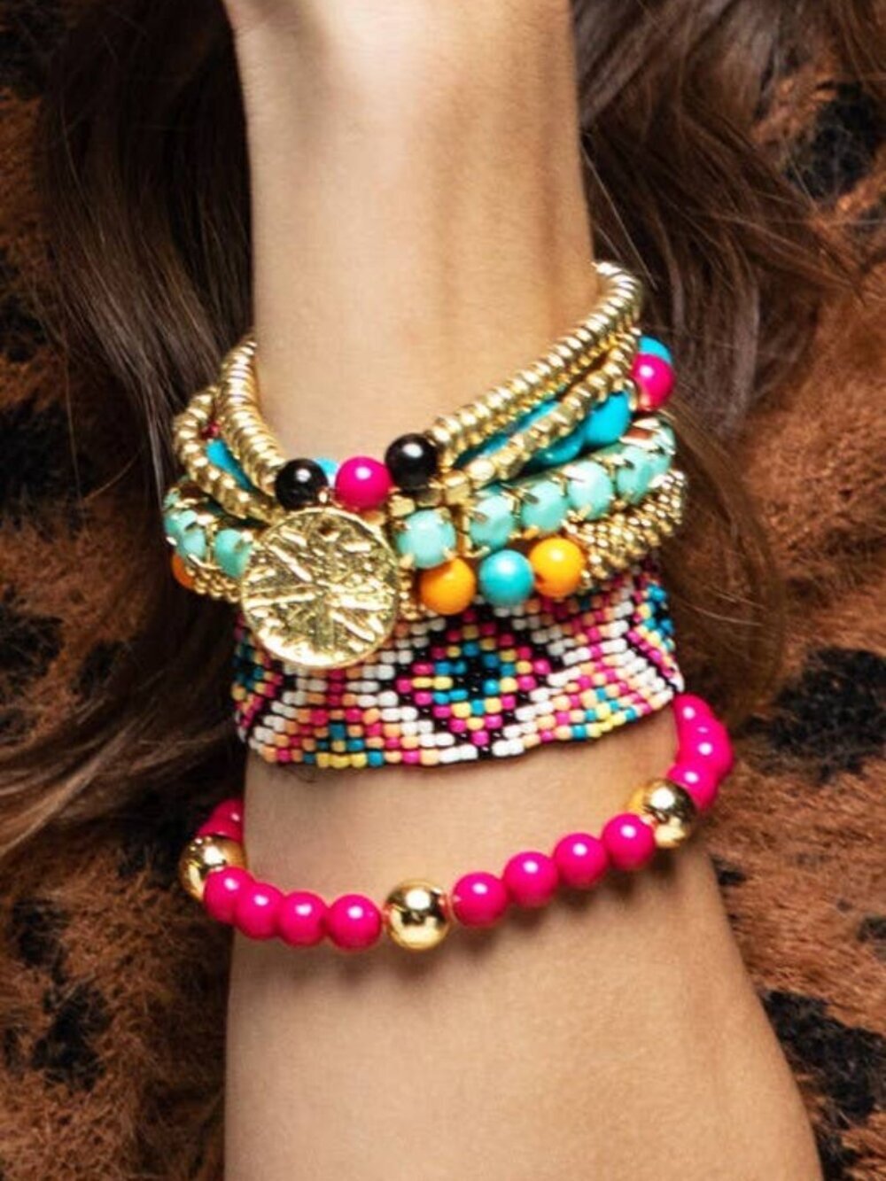 7- Strand Multi Shape Bracelet Set